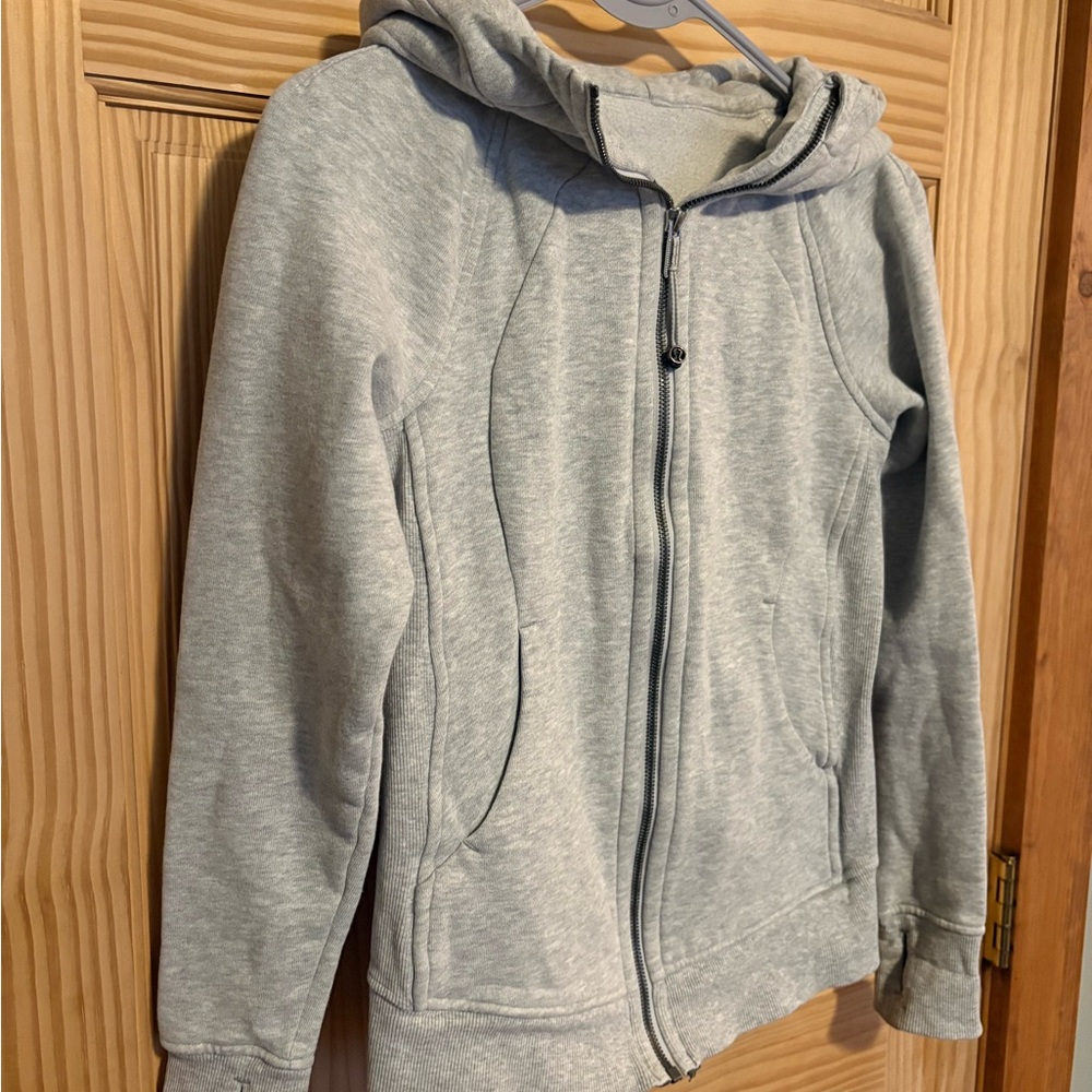 Lululemon Gray Zip-Up Hoodie